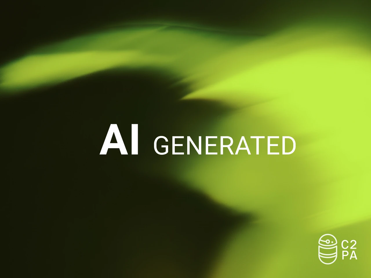 Labelled AI-generated content carrying C2PA provenance